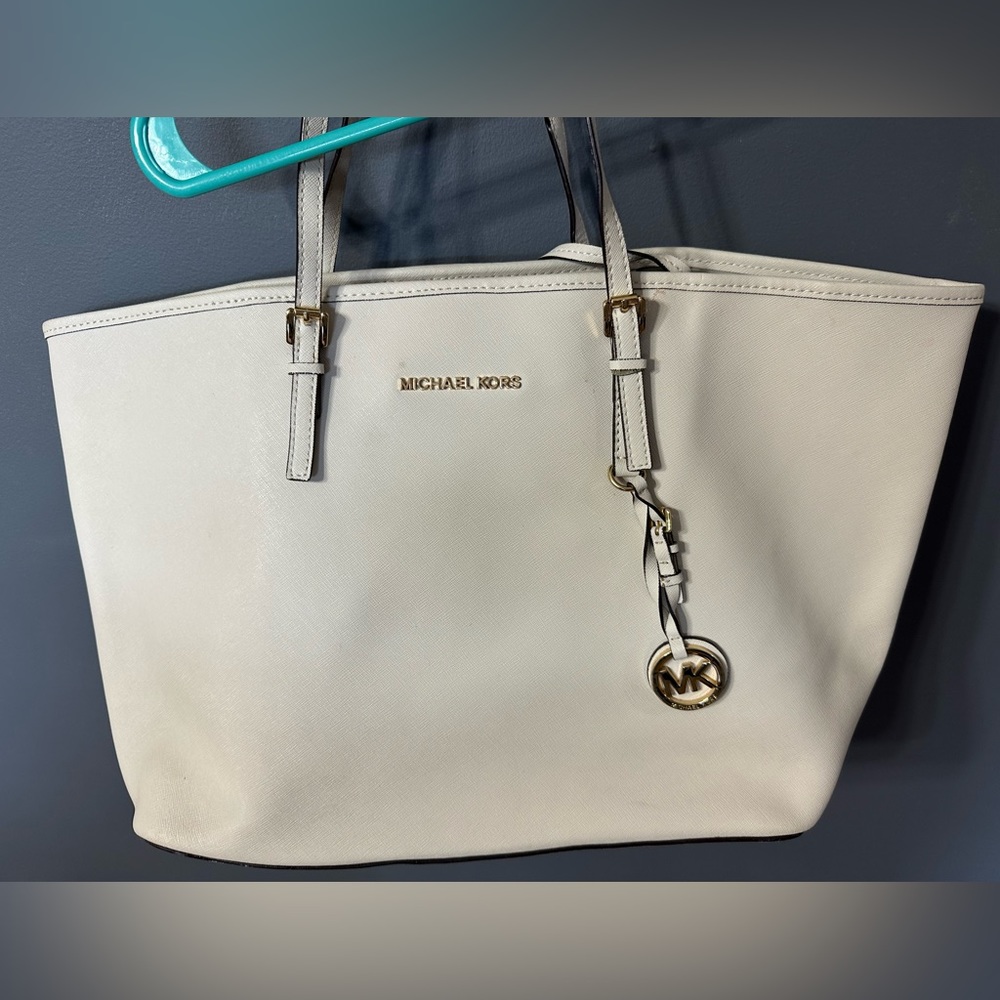 MK / Michael Kors large Tote / White
